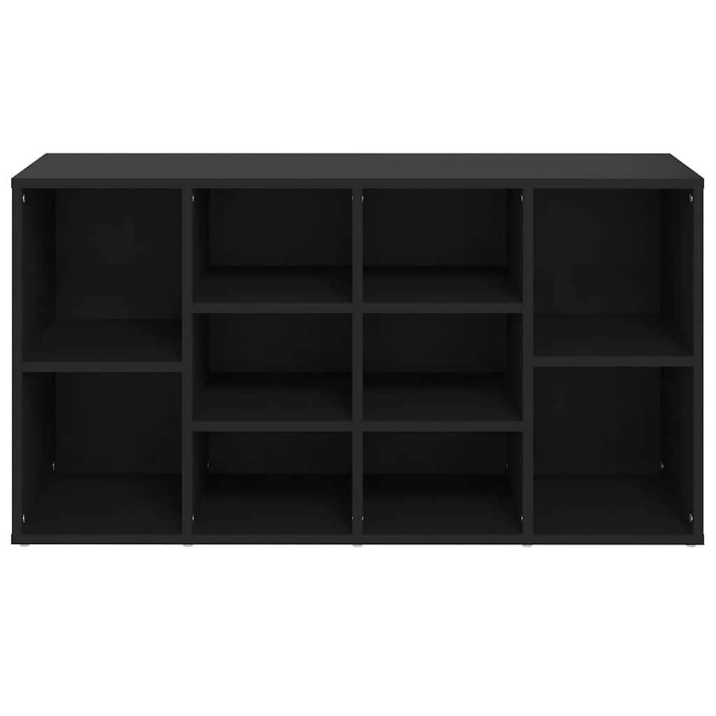 Schuhbank Schwarz 103x30x55 cm Holzwerkstoff
